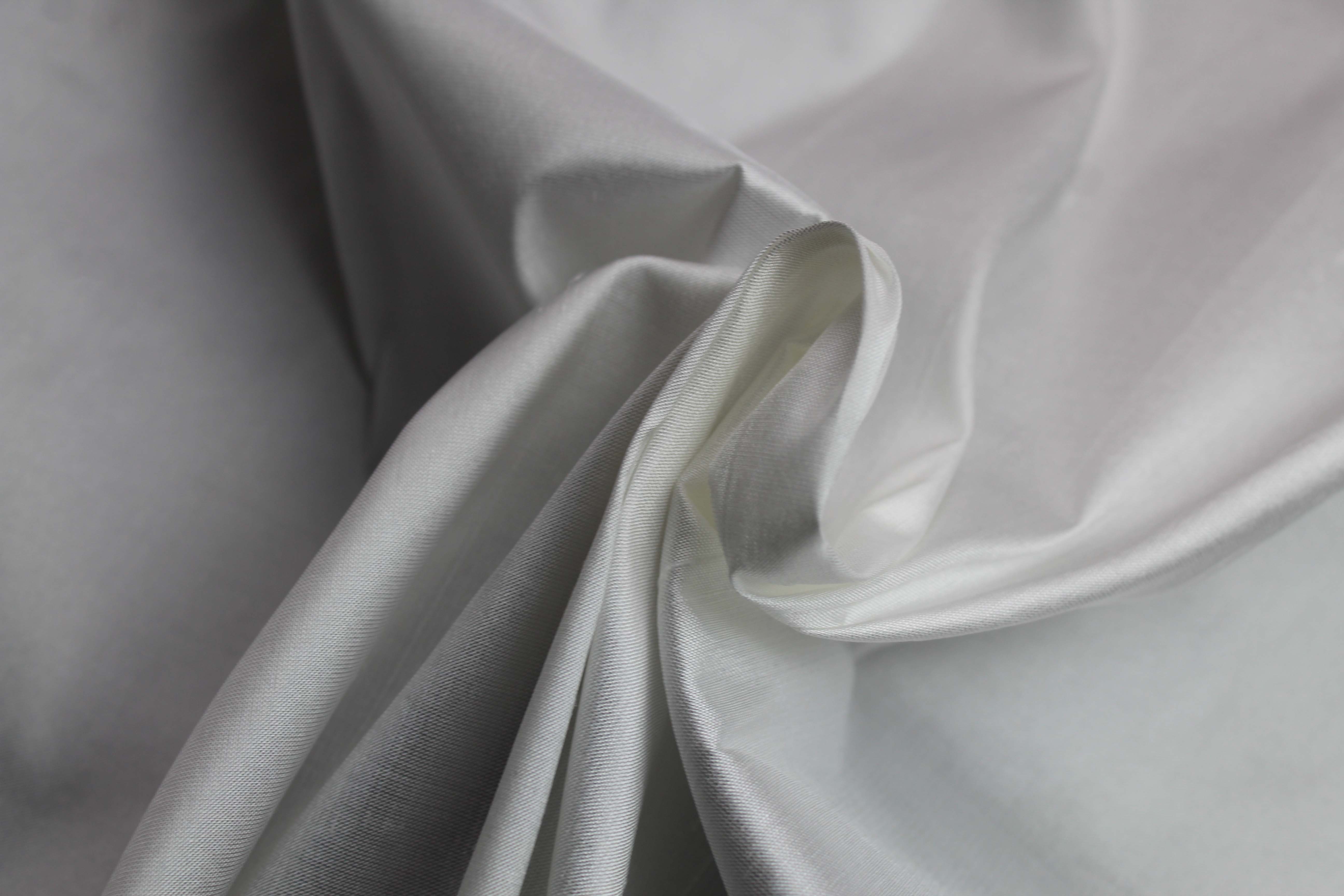 SILK DUPION 150cm - WHITE